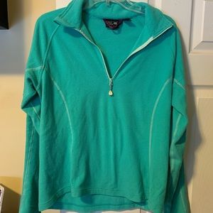 Mountain Hardwear 1/4 zip fleece, teal